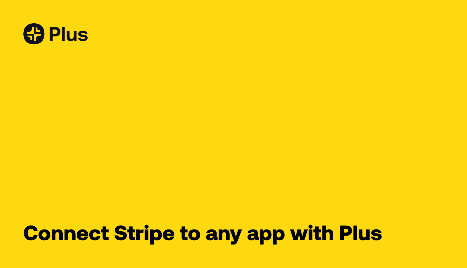 Integrate stripe where you work plus